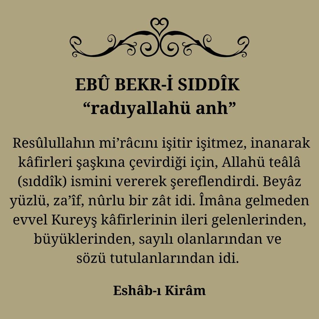 Ebu Bekr-i Sıddık (2)